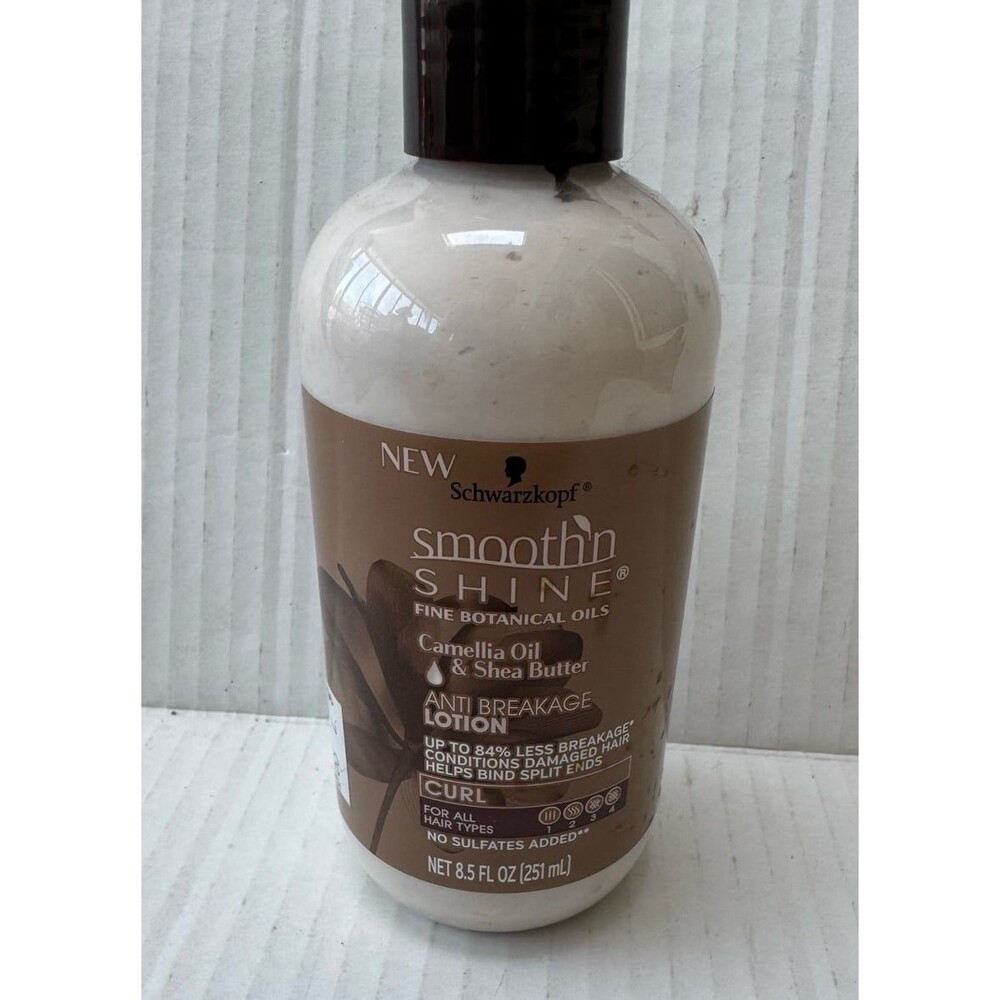 Schwarzkopf Smooth 'n Shine Camellia Oil Anti Breakage Lotion Curl 8.5 oz